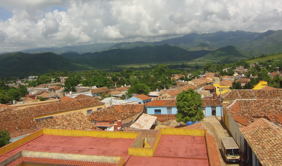 Aussicht auf die Berge in Trinidad. Kuba