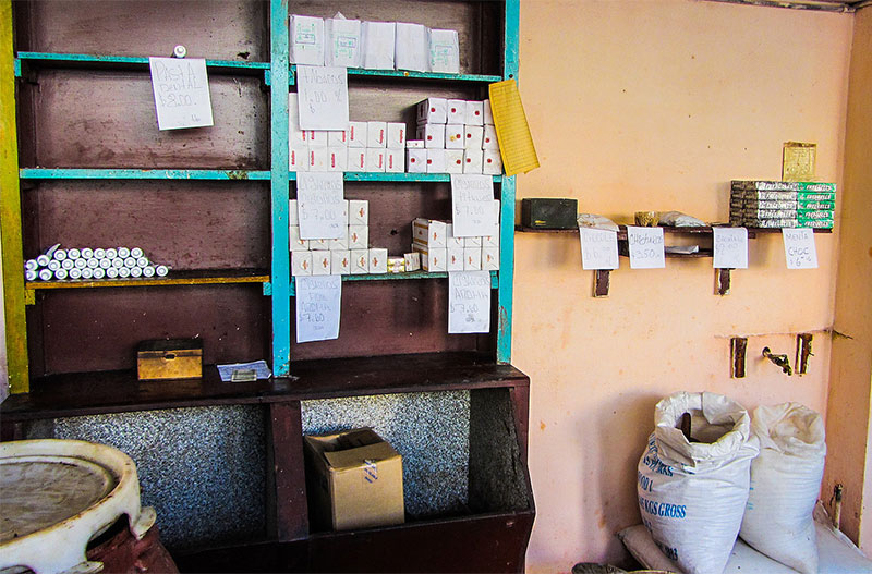 Lebensmittelladen in Kuba