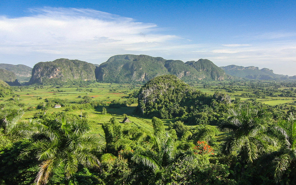 Aussichtspunkt im Valle de Vinales in Kuba