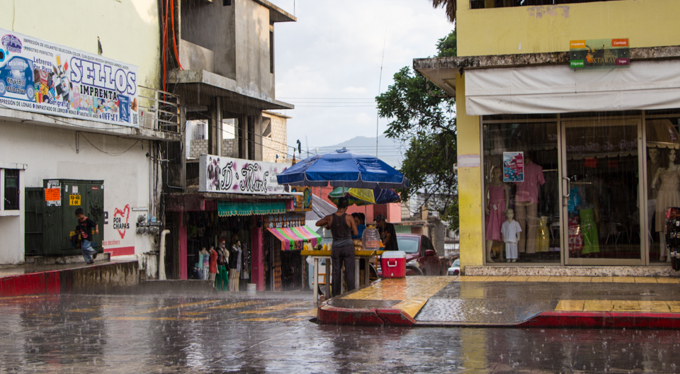 Monsunregen in Palenque