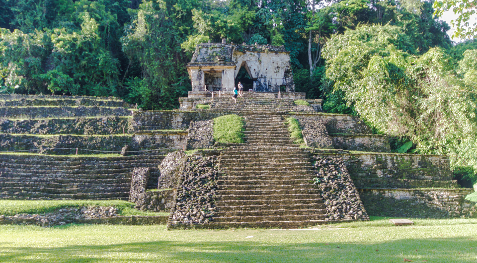 Palenque Mexiko Templo 12 Palenque Maya Ruinen