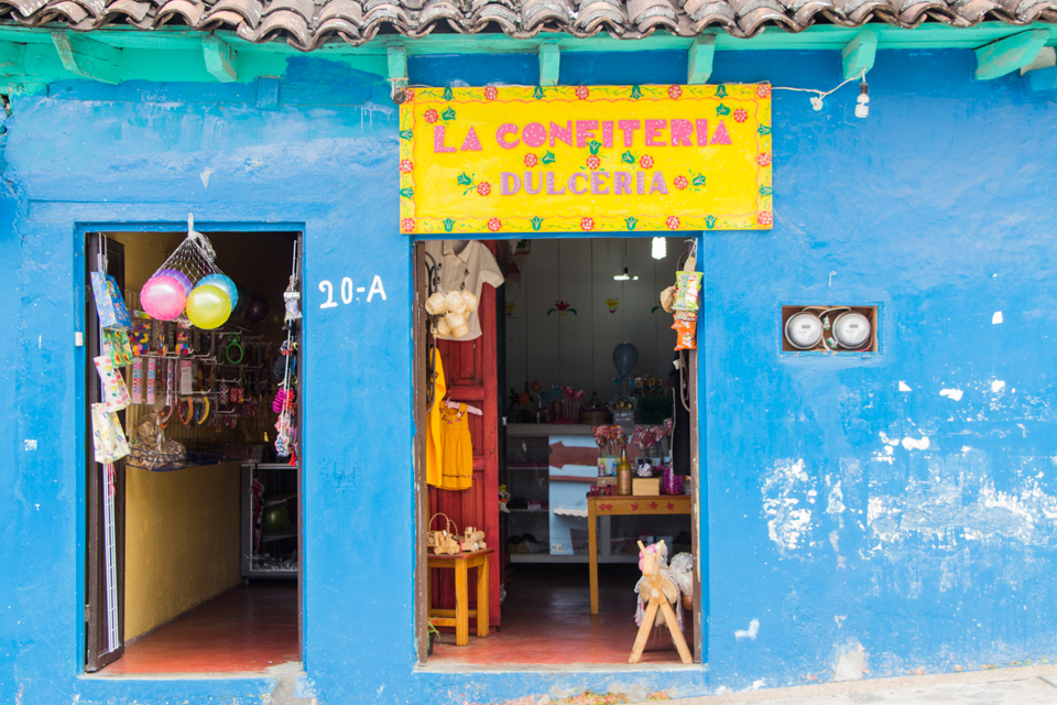 Hauseingang eines Geschäfts in San Cristobal de las Casas