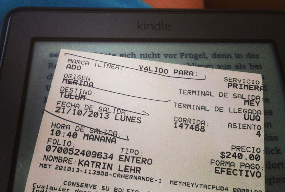 Kosten Mexiko Bus Merida Tulum