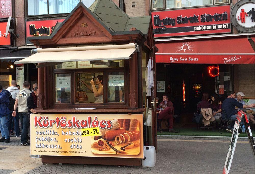 Budapest Tipps: Ungarischer Baumkuchen essen