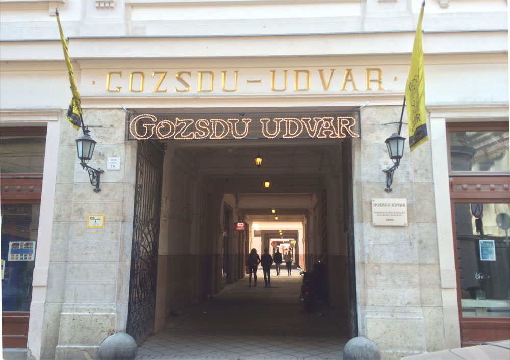 Sehenswürdigkeiten Budapest Tipps Gozsdu Höfe