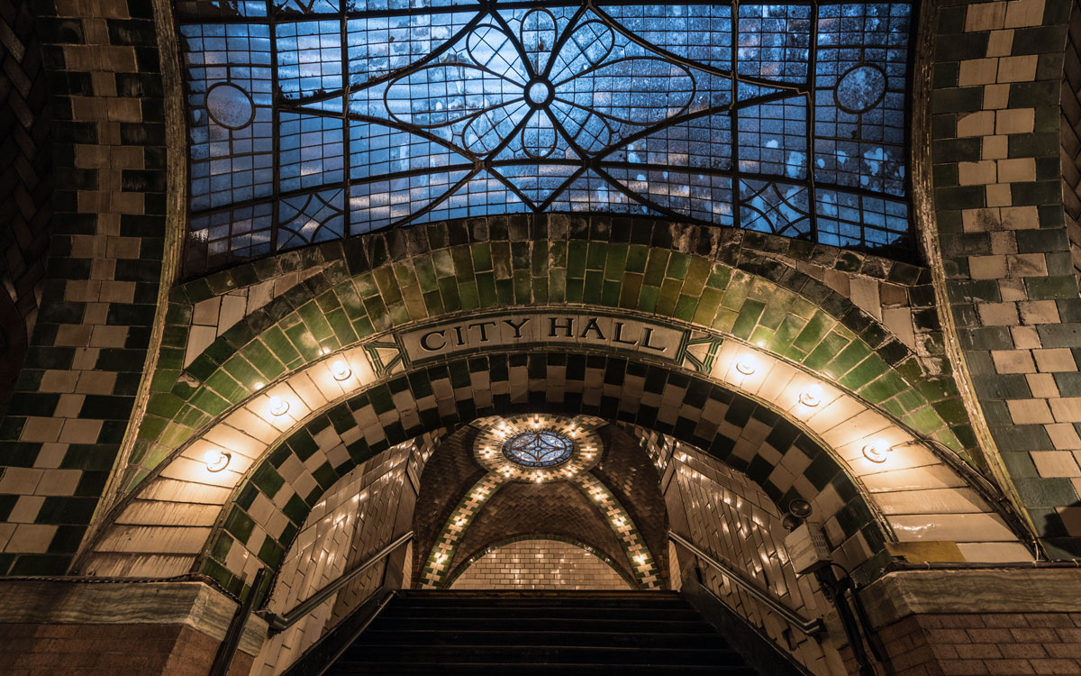 Verlassene Ubahn Rathaus New York