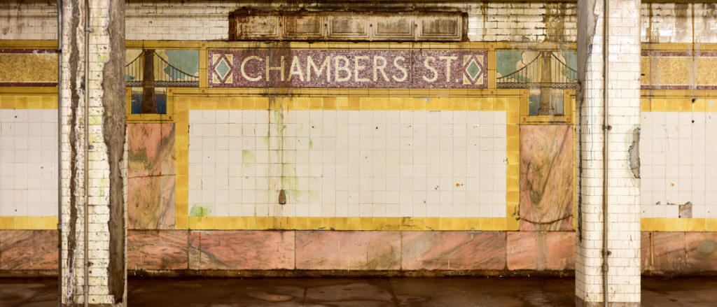 U-Bahn City Hall New York geschlossen