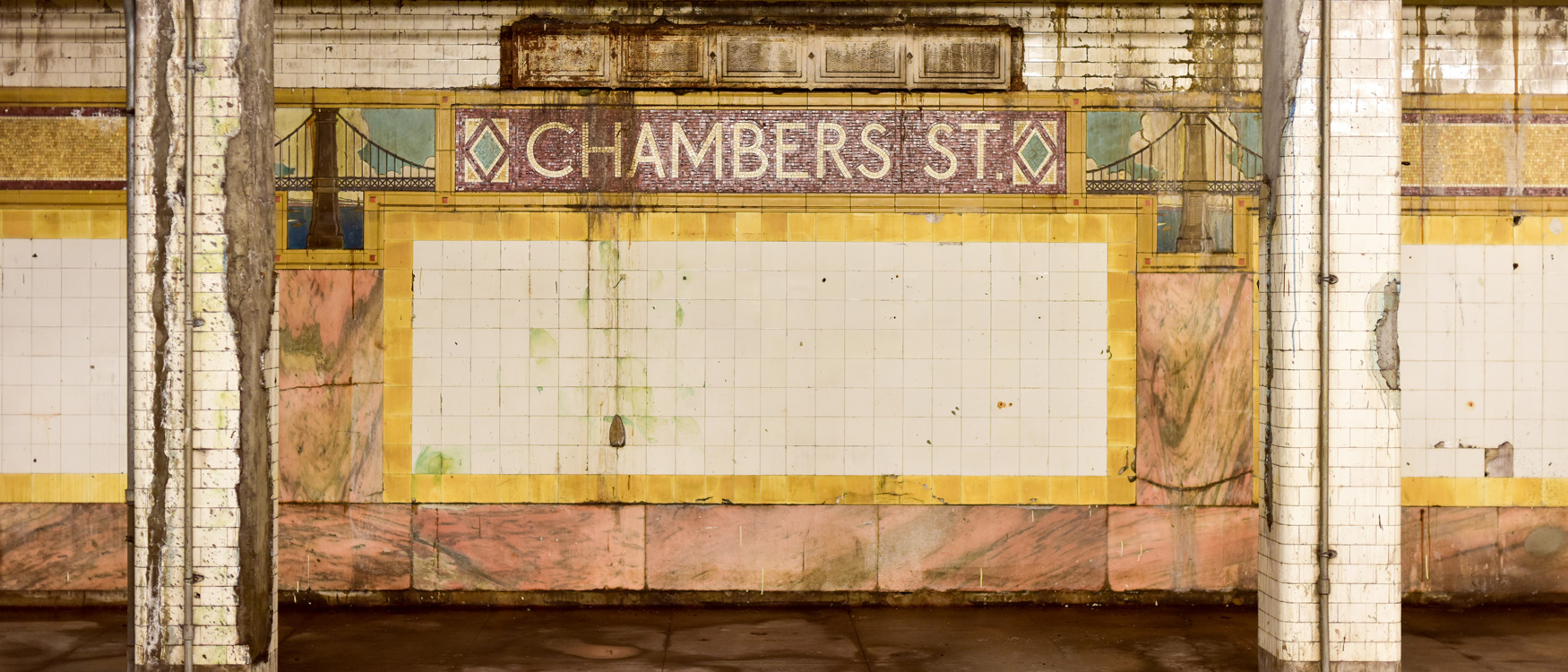 U-Bahn City Hall New York geschlossen