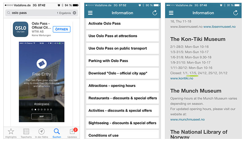 oslopass-app-informations