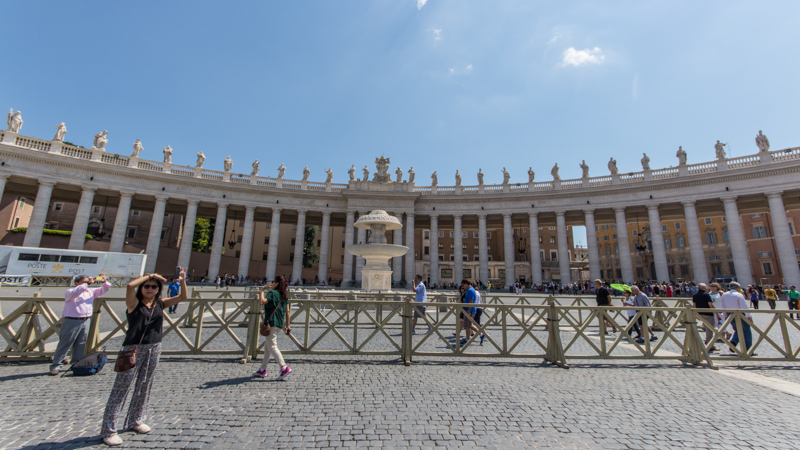 rom petersplatz optische Täuschung