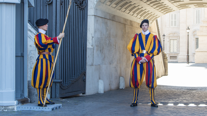 Schweizer Garde im Vatikan