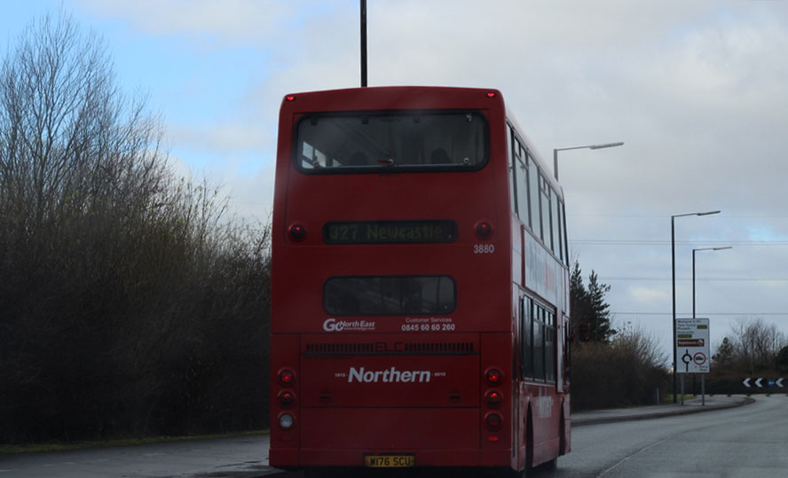 Mit dem Bus geht es schnell nach Newcastle (Foto: Teilzeitreisender.de)