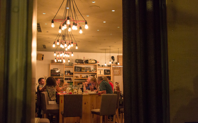 Raketa Rakia Bar - ein Blick auf unsere große Tafel