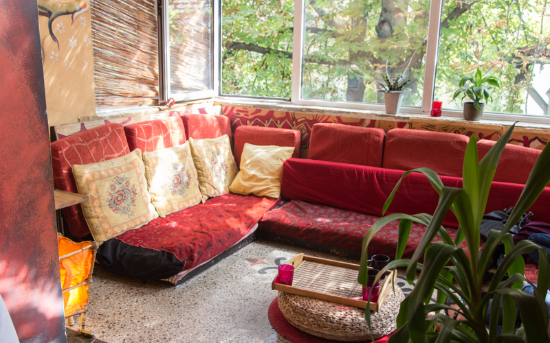 Sofia Eines der Wohnzimmer im Apartment