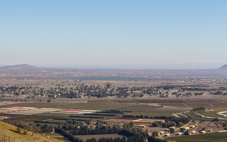 Golanhöhen mit Blick nach Syrien
