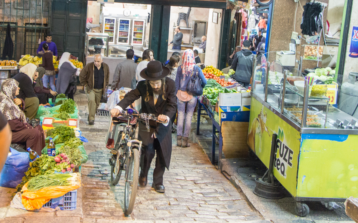 Die engen Gassen der Altstadt in Jerusalem