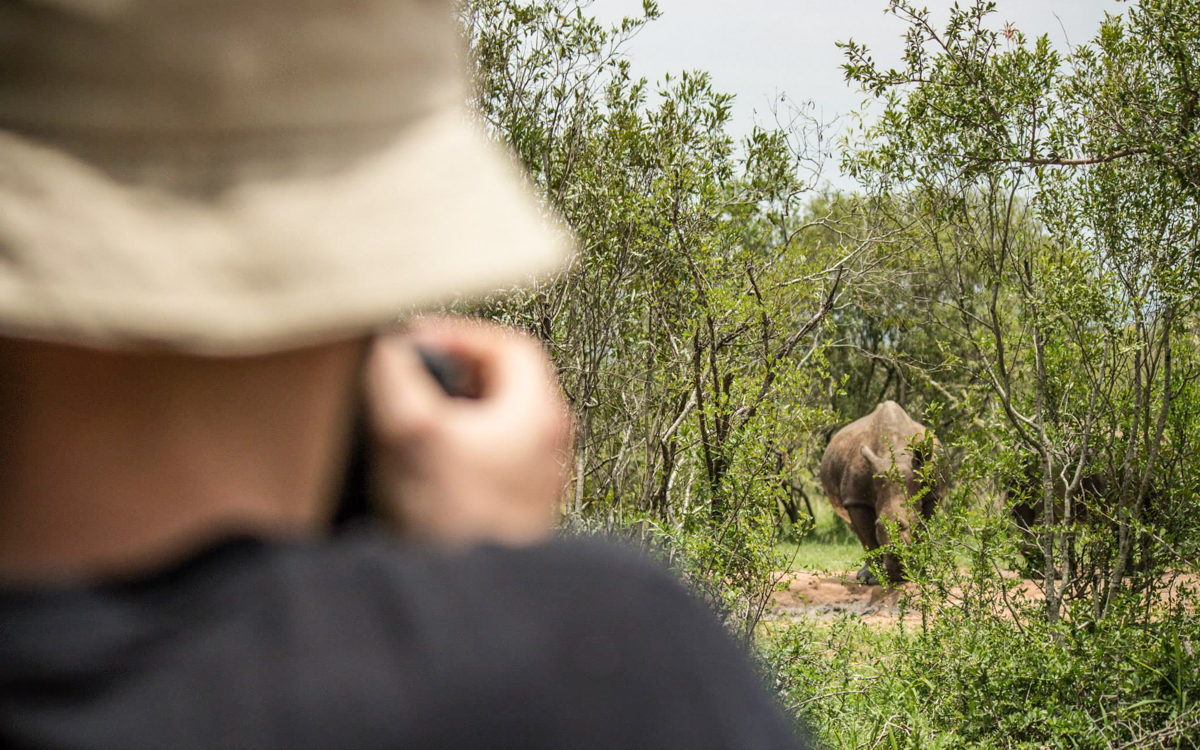 Mkhaya Game Reserve Swasiland Breitmaulnashorn