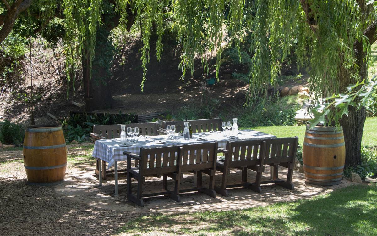 Delheim Weingut Stellenbosch Garten