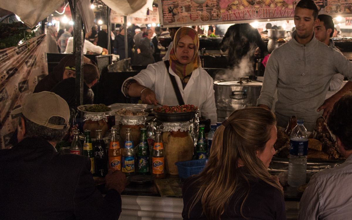 Djemma el-Fna Köchin