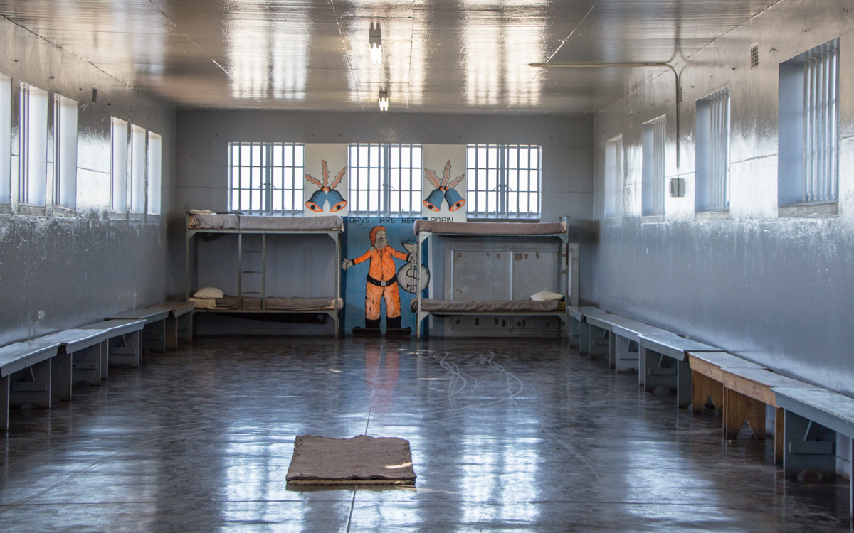 Robben Island Tour: Große Gefängniszelle