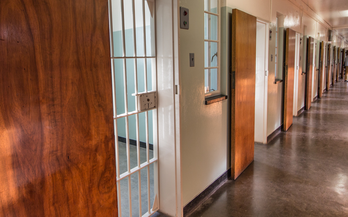 Robben Island Langer Gang im Sektor B