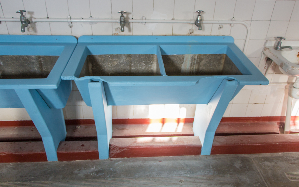 Robben Island: Waschbecken für Insassen