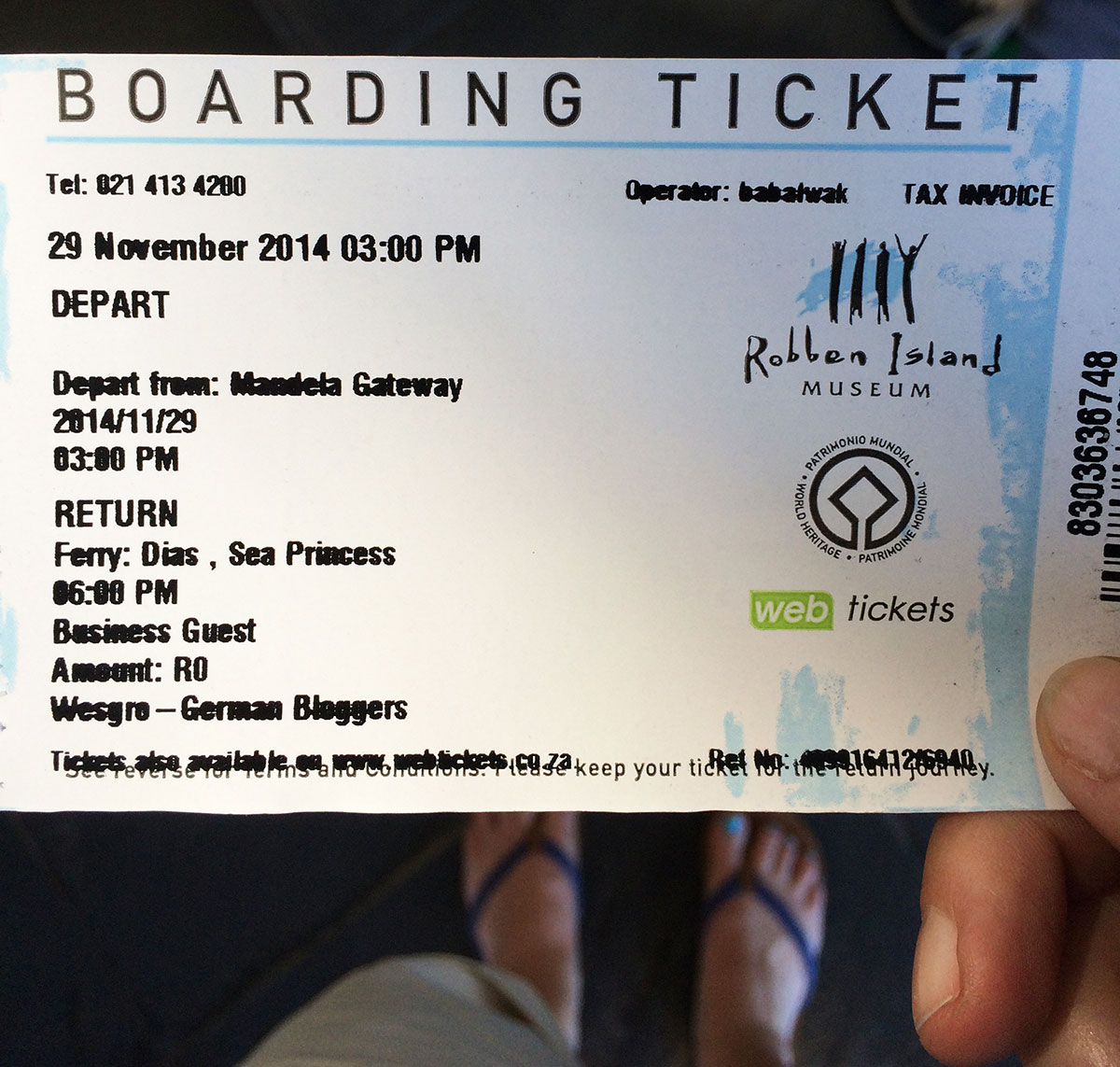 Robben Island Tour: Mein Ticket für Robben Island