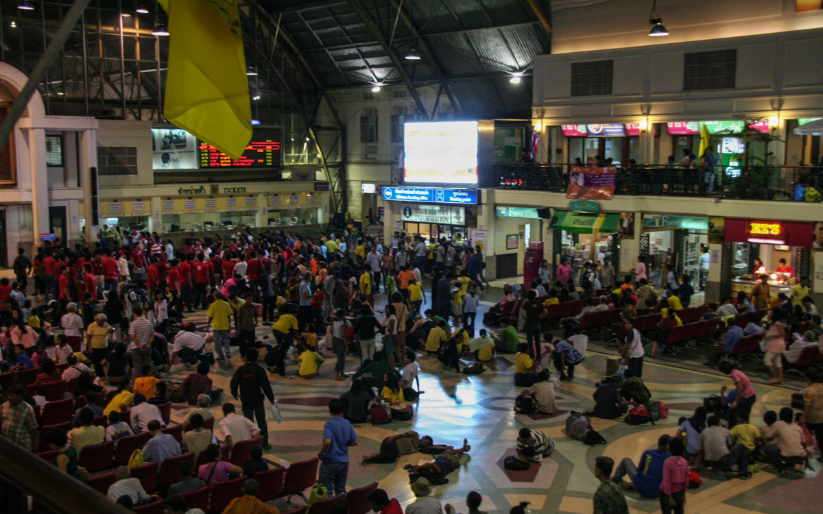 Bahnhof in Bangkok Inselhopping Thailand