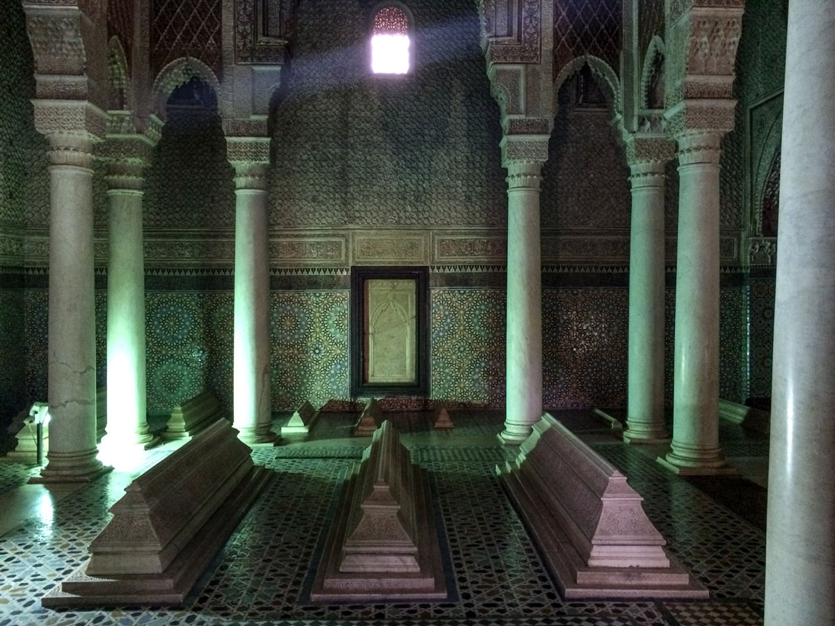 Marrakesch Sehenswürdikgeiten Saadier Gräber