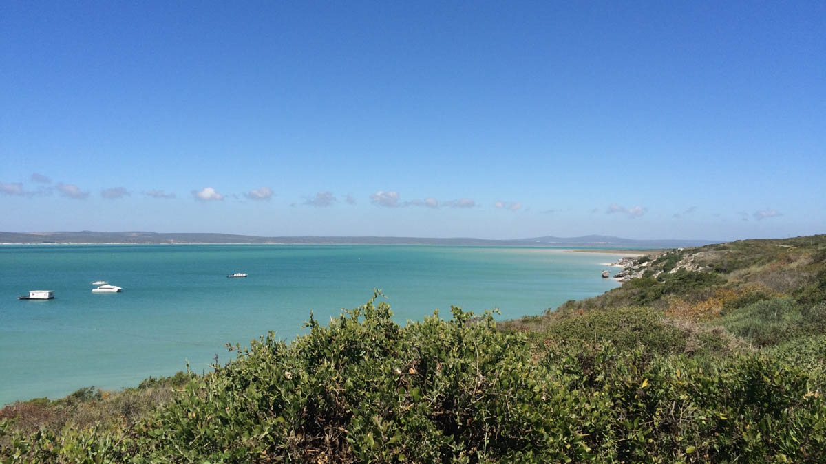 Lagune in Langebaan Westküste Südafrika