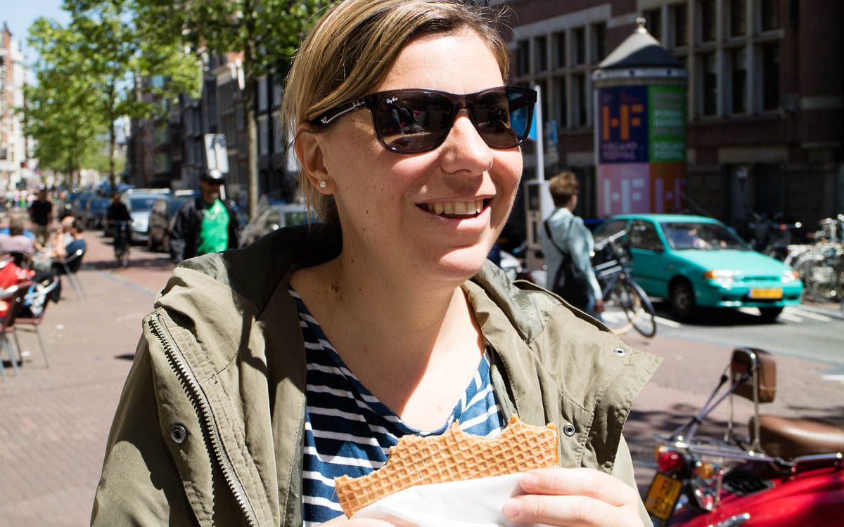 Amsterdam Reisetipps: Stroopwaffel essen