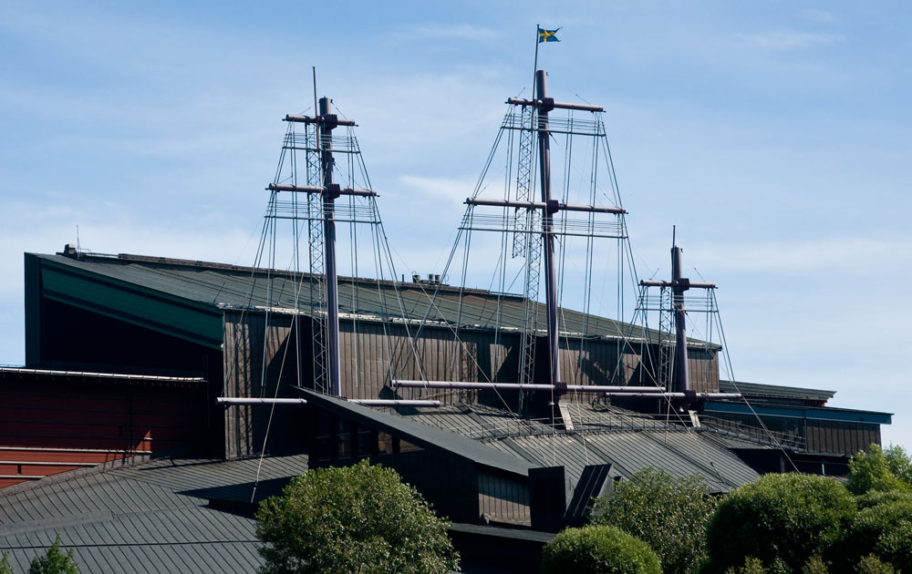 Gebäude des Vasa Museum in Stockholm