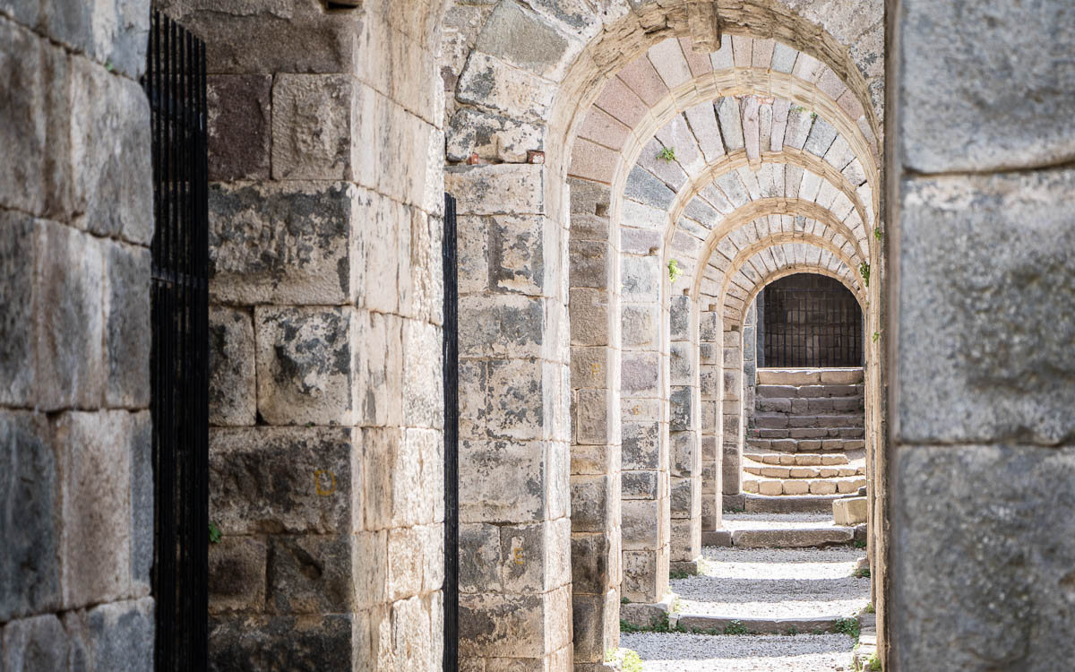 Durchgang Amphitheater Pergamon