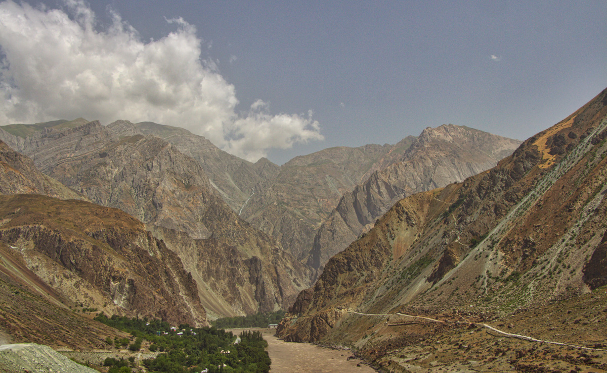 Kalai Khumb Khorog Straße Pamir Highway Tadschikistan
