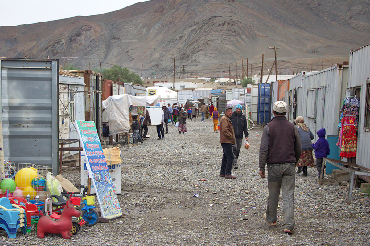 Container Markt in Murgab