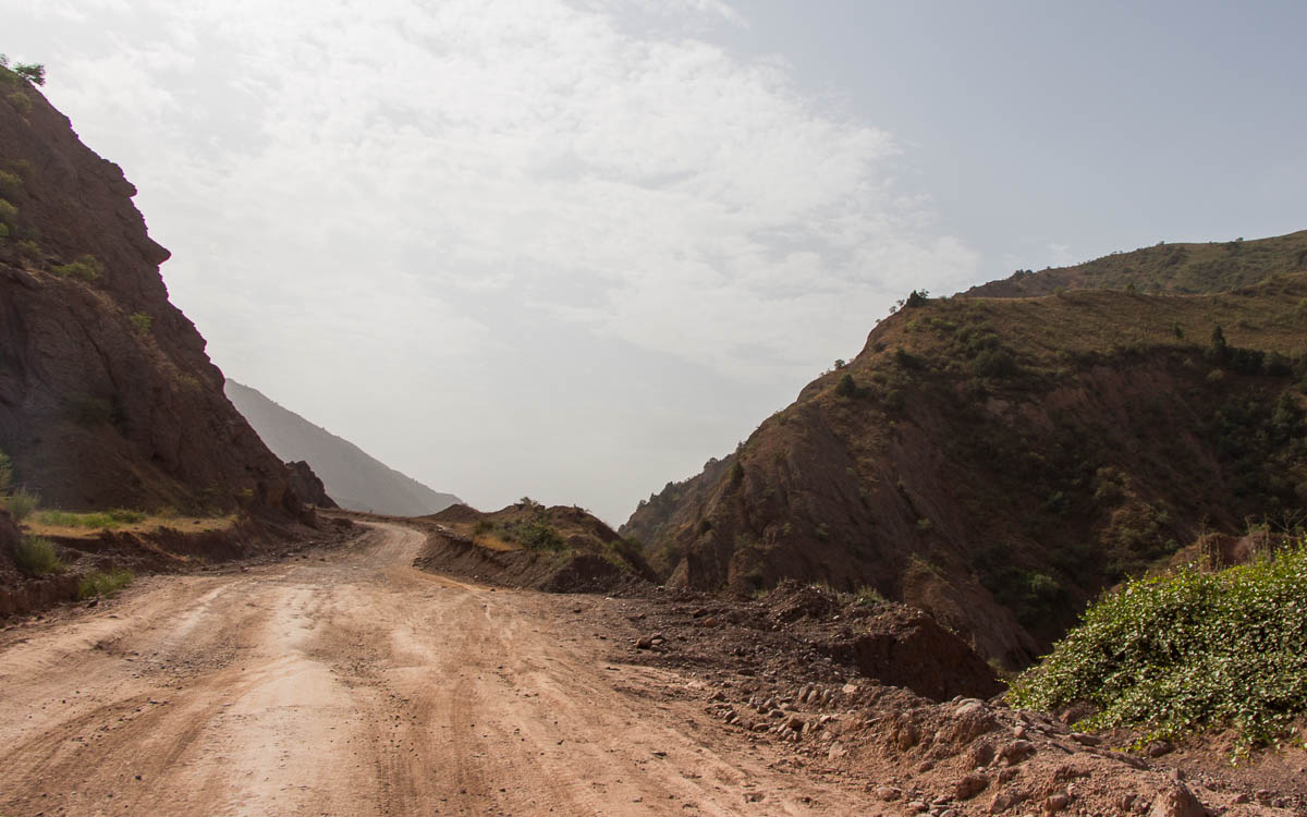 Pamir Highway zwischen Kulob und Khorog