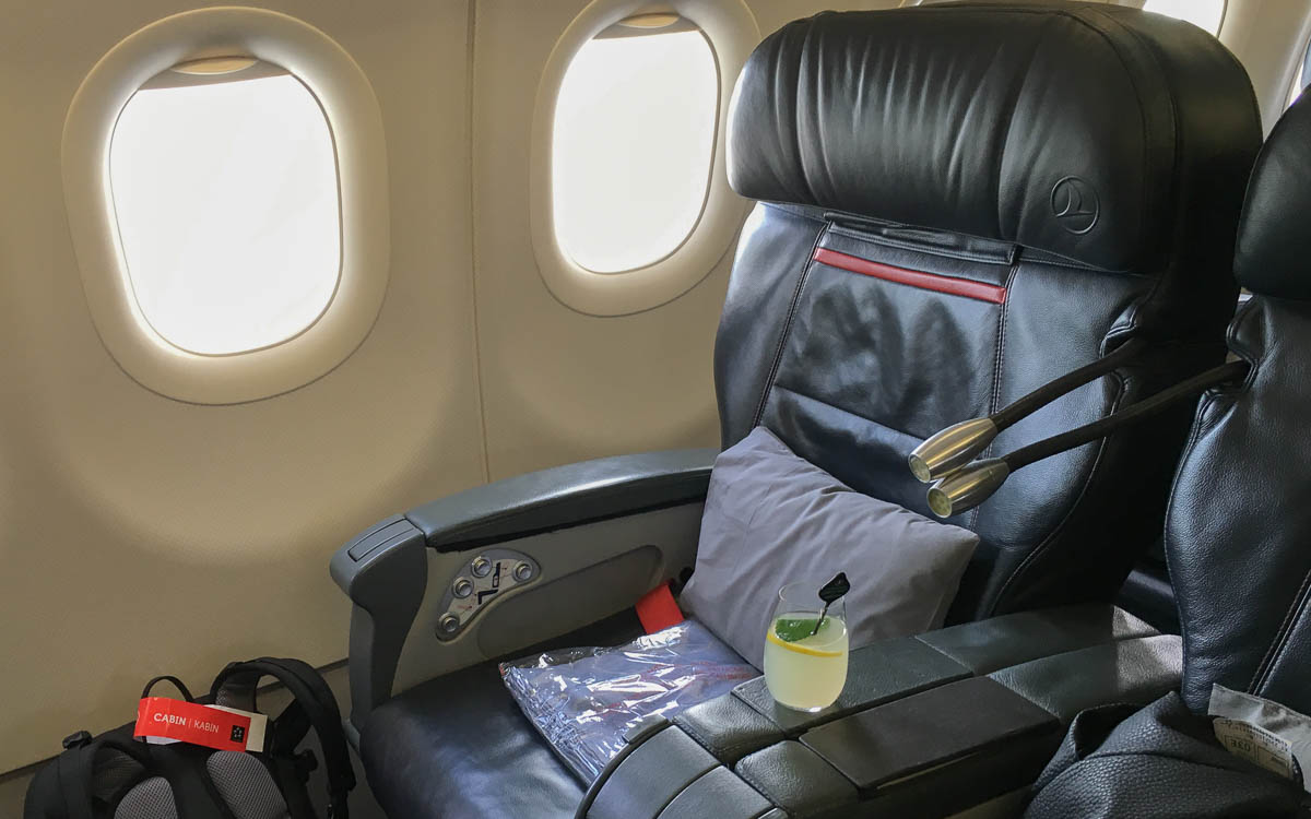 Buisiness Class Sitze bei Turkish Airlines