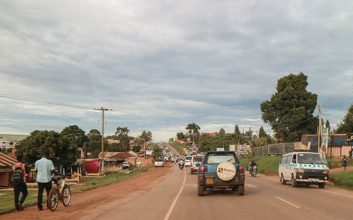 Entebbe - Kampala mit dem Auto