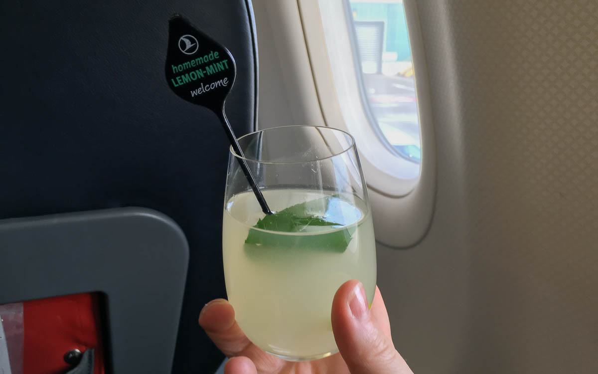 Homemade Lemonade bei Turkish Airlines