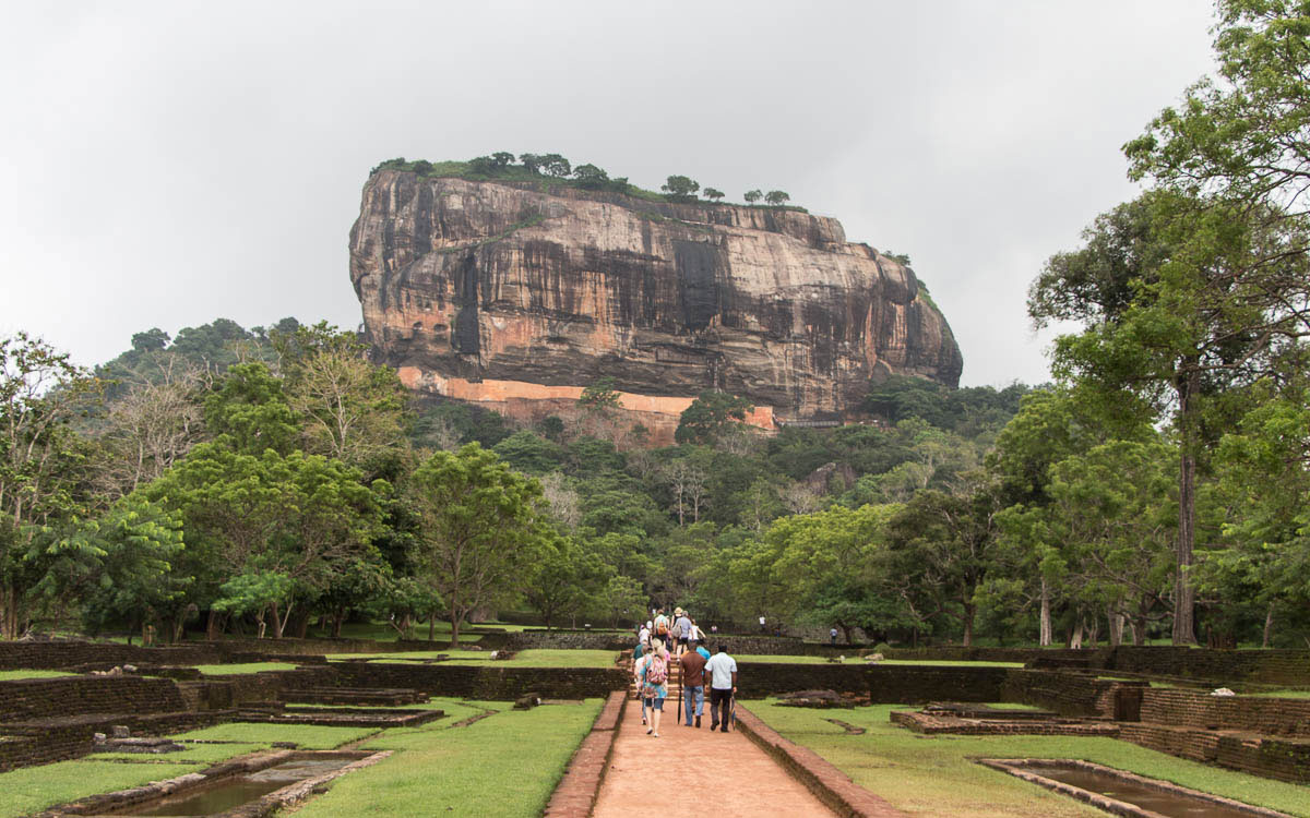 Sigiriya Rock - der Löwenfelsen