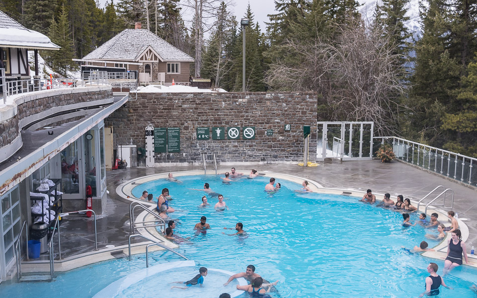 Hot Springs in Banff - perfekt nach einem Skitag