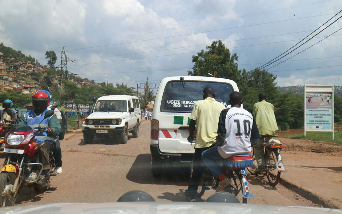 Kigali Straßenverkehr