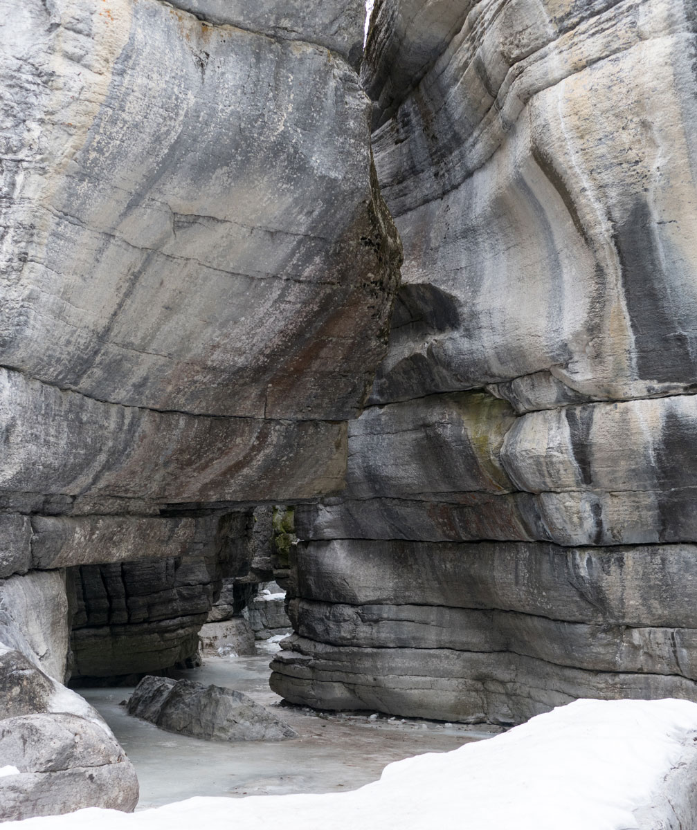 Maligne Canyon Icewalk Kanada Rocky Mountains Winter