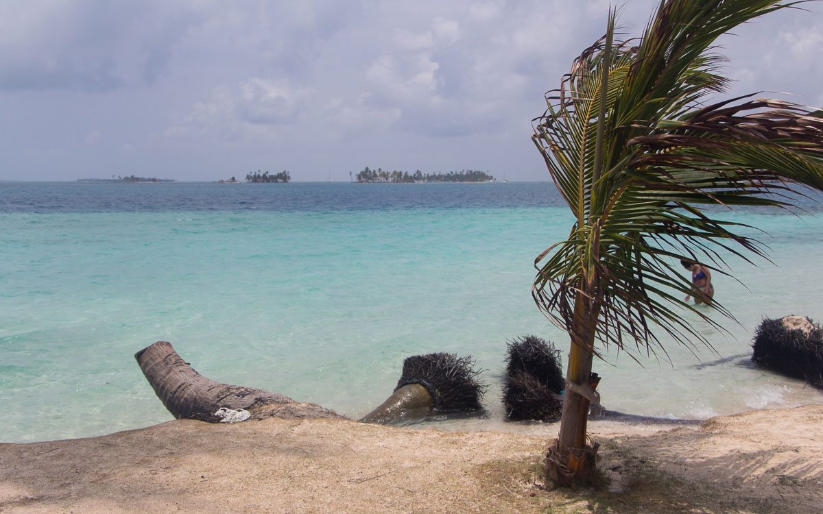 San Blas Inseln Guna Yala Isla Pelicano Ausblick