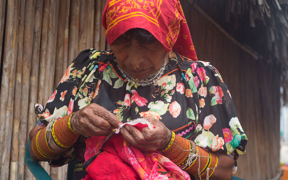 Kuna Yala Carti Kuna Mola sticken