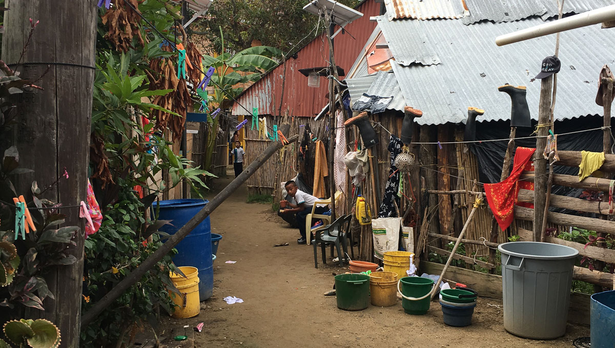 San Blas Inseln Guna Yala Gassen Hauptstadt