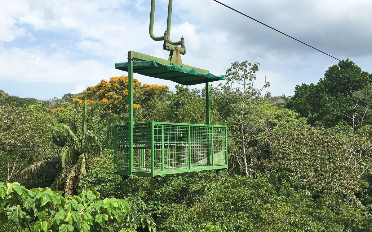 Panama Sehenswürdigkeiten Aeria Tram Gambao