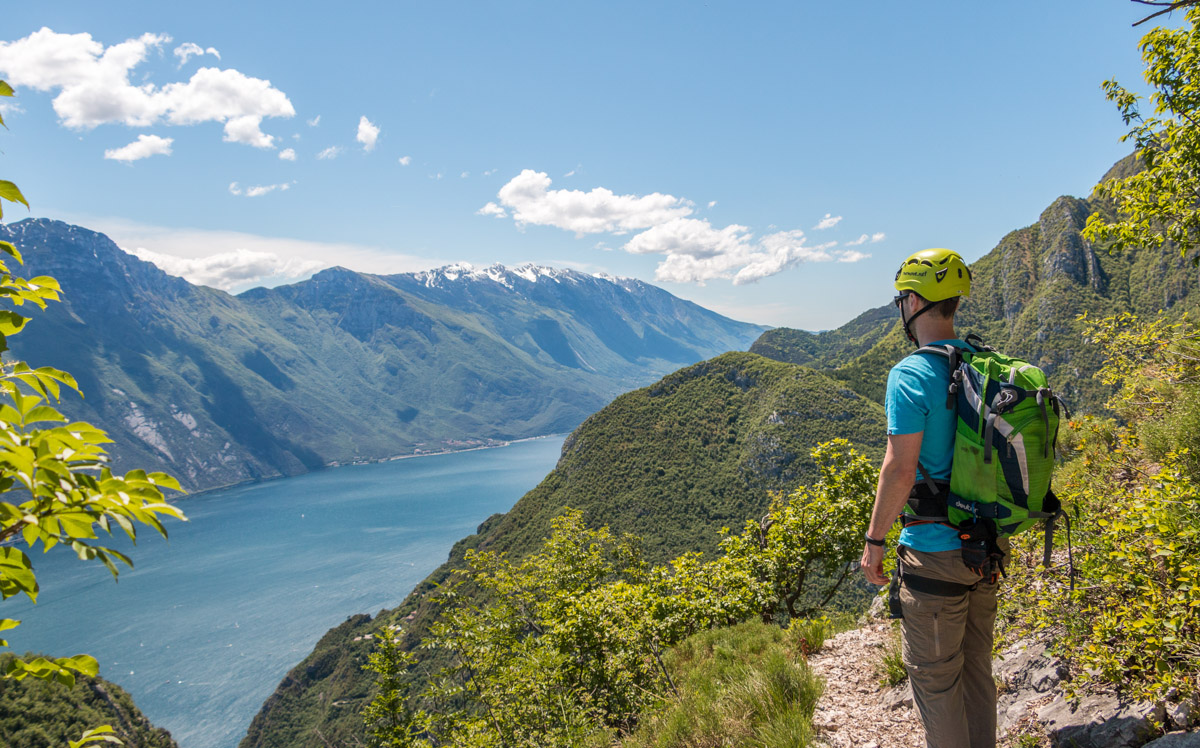 Gardasee Tipps Garda Trentino Klettersteig Cimacapi Aussicht