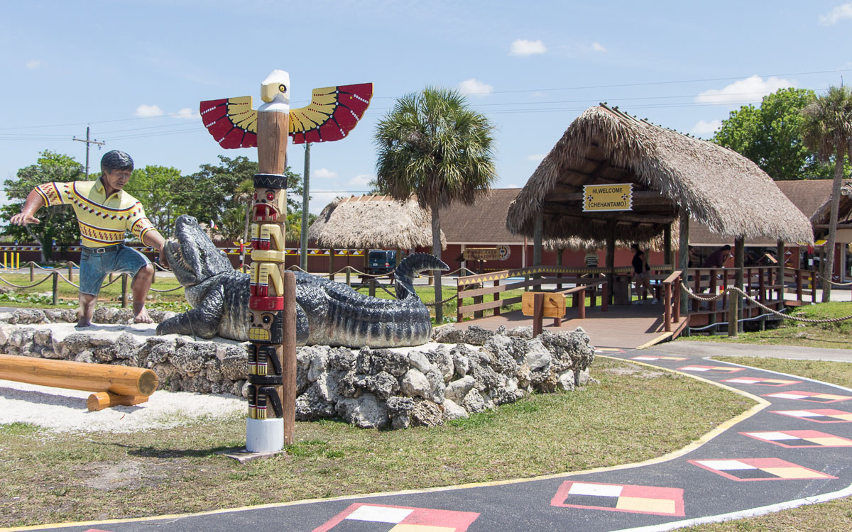 Touristenfalle Miccosukee Indian Village