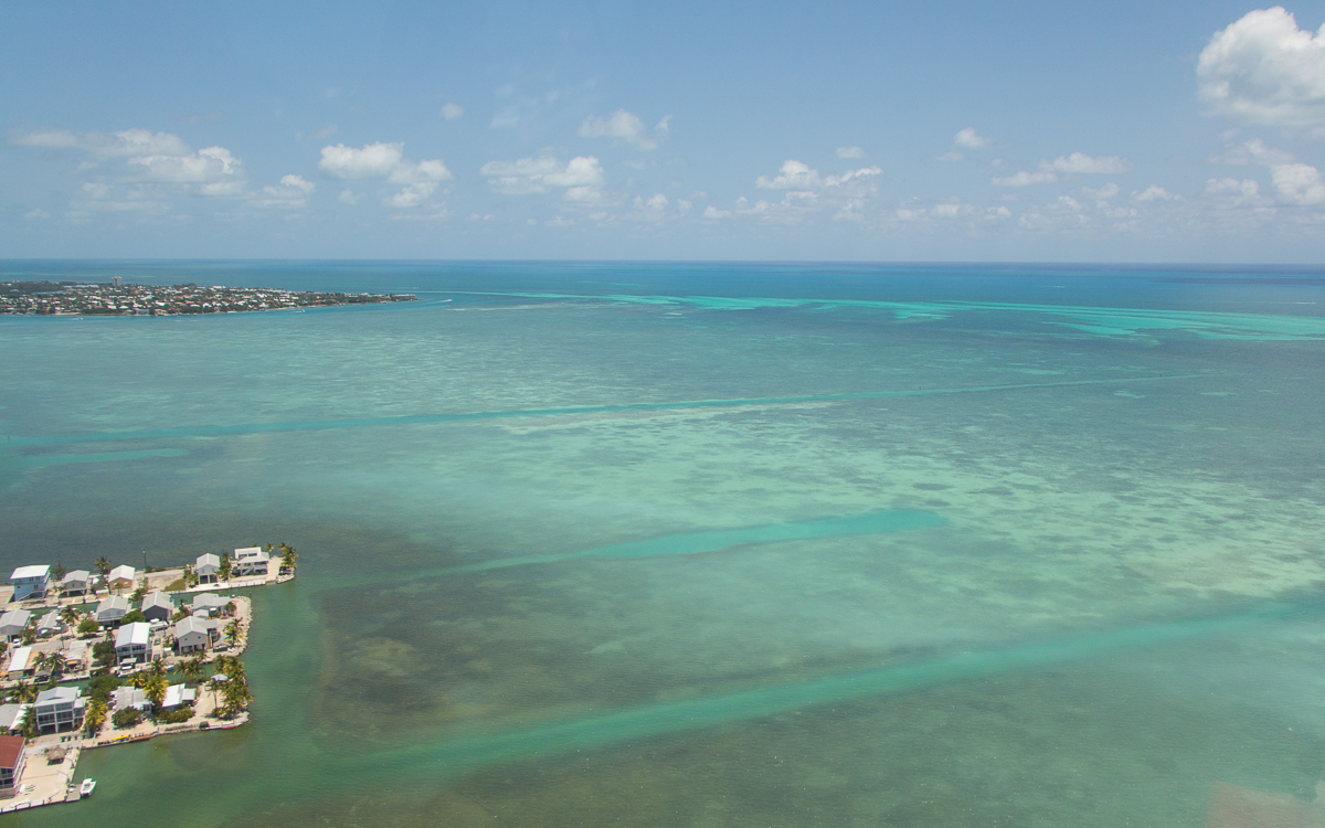 Fahrt Miami nach Key West: Helikopterflug in Marathon über Florida Keys